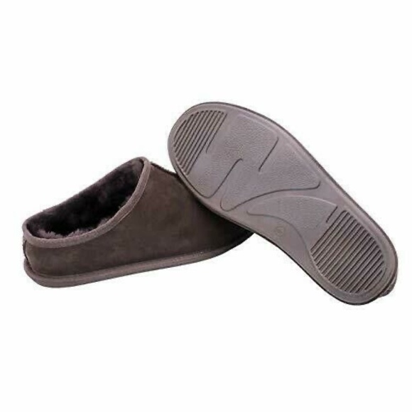 NEW KIRKLAND SIGNATURE | Shearling Clog Slippers BROWN SLIP ON COMFORT LIGHTWEIG - Picture 3 of 5